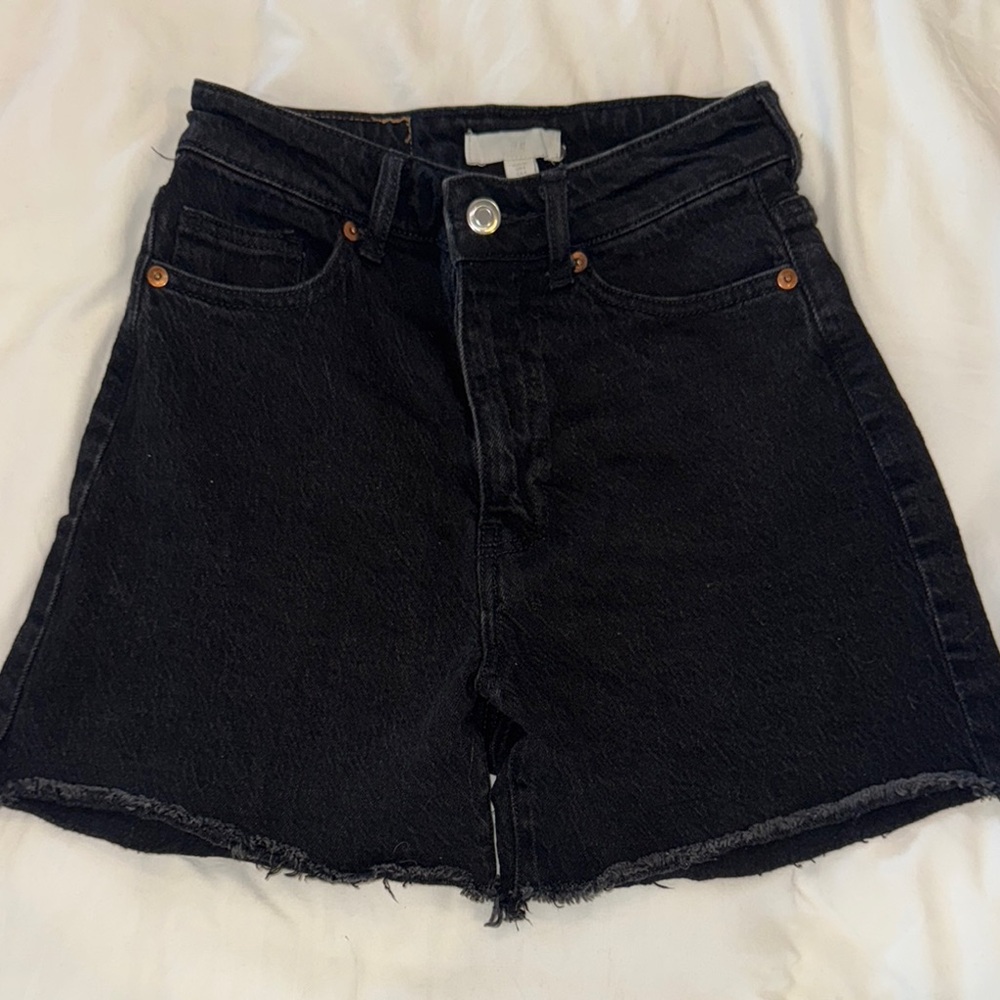 Black Denim Women's Shorts Size 4
